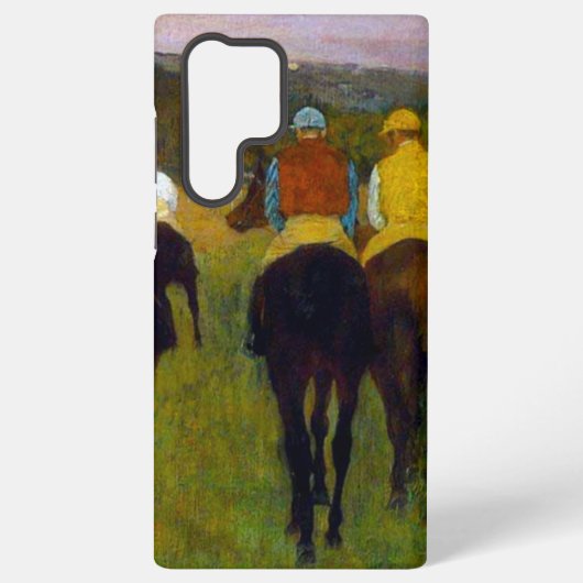 Coque Samsung Galaxy Edgar Degas Chevaux de course à Longchamp (Verso)