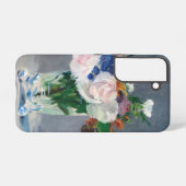 Coque Samsung Galaxy Edouard Manet - Fleurs dans un Vase de Cristal (Verso Horizontal)