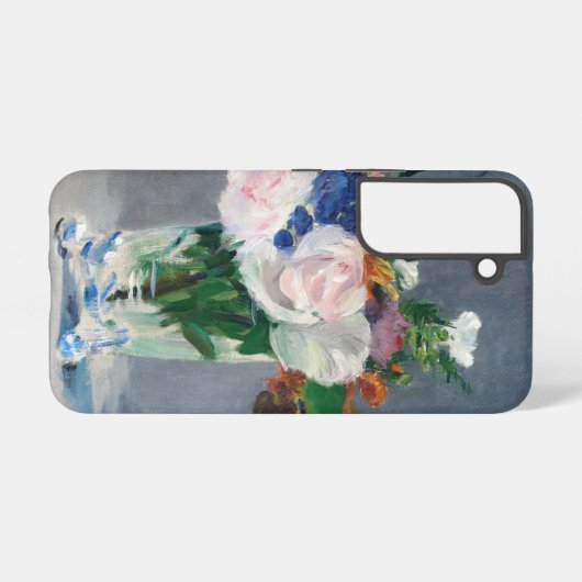 Coque Samsung Galaxy Edouard Manet - Fleurs dans un Vase de Cristal (Verso Horizontal)