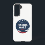 Coque Samsung Galaxy Élection du bouton rétro pour les démocrates Harri<br><div class="desc">Élection du bouton rétro pour les démocrates Harris Waltz 2024</div>
