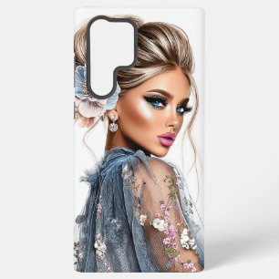 Coque Samsung Galaxy Élégance bleue