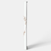 Coque Samsung Galaxy Elegant Botanical Wreath with Zen Quote (Côté gauche)