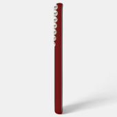 Coque Samsung Galaxy Elégant collier de perle de marron (Verso Horizontal)