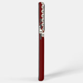 Coque Samsung Galaxy Elégant collier de perle de marron (Côté droit)