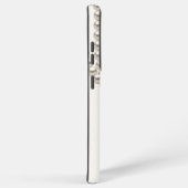 Coque Samsung Galaxy Elégant collier Pearl blanc (Côté droit)