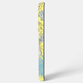 Coque Samsung Galaxy Élégant Fleur sauvage chic jaune (Verso Horizontal)