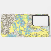 Coque Samsung Galaxy Élégant Fleur sauvage chic jaune (Côté gauche)