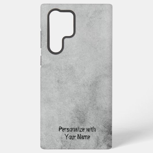 Coque Samsung Galaxy "Elegant Grey Grunge Background Cell Phone Case" (Verso)