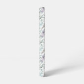 Coque Samsung Galaxy Elegant Monogram Green Botanical Watercolor (Côté gauche)