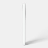 Coque Samsung Galaxy Élégant Monogramme blanc et gris (Côté gauche)