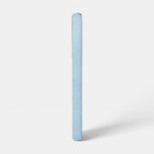 Coque Samsung Galaxy Élégant monogramme de couronne | Bleu (Côté gauche)