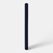 Coque Samsung Galaxy Élégant Monogramme Téléphone initial bleu foncé (Côté gauche)