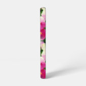 Coque Samsung Galaxy Élégant Motif à fleurs rose et blanc Impatiens (Côté gauche)