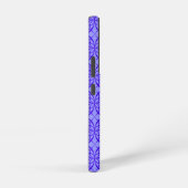 Coque Samsung Galaxy Élégant Motif de fibres violettes (Côté droit)