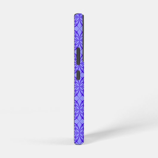 Coque Samsung Galaxy Élégant Motif de fibres violettes (Côté droit)