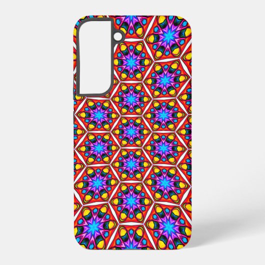 Coque Samsung Galaxy Élégant motif floral Abstrait (Verso)