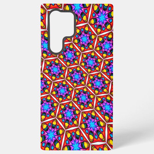 Coque Samsung Galaxy Élégant motif floral Abstrait (Verso)