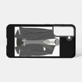 Coque Samsung Galaxy Elegant Script Wedding Tuxedo Suit Groom  (Verso Horizontal)