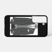 Coque Samsung Galaxy Elegant Script Wedding Tuxedo Suit Groom (Verso Horizontal)