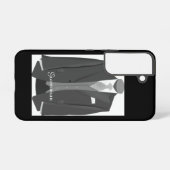 Coque Samsung Galaxy Elegant Script Wedding Tuxedo Suit Groomsman (Verso Horizontal)