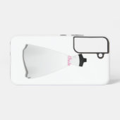 Coque Samsung Galaxy Elegant Script White Wedding Dress Bride  (Verso Horizontal)