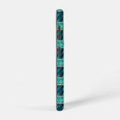 Coque Samsung Galaxy Elégant Turquoise tendance (Côté droit)