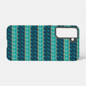 Coque Samsung Galaxy Elégant Turquoise tendance (Verso Horizontal)