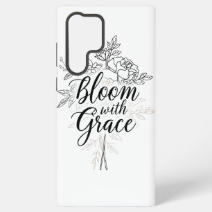 Coque Samsung Galaxy Élégante typographie de la ligne d'art