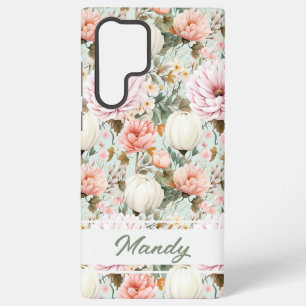 Coque Samsung Galaxy Élégantes fleurs d'automne motif