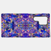 Coque Samsung Galaxy Éléments abstraits bleus mignons (Verso Horizontal)