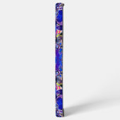 Coque Samsung Galaxy Éléments abstraits bleus mignons (Côté gauche)