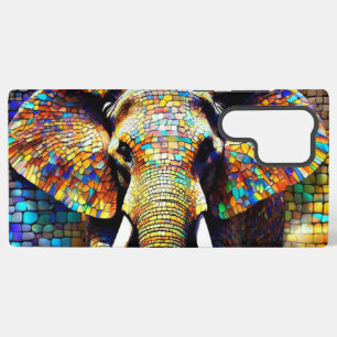Coque Samsung Galaxy Eléphant mosaïque