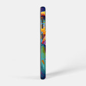 Coque Samsung Galaxy éléphant peint de couleurs vives (Côté droit)