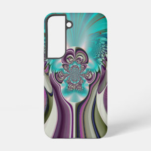 Coque Samsung Galaxy Élevez votre Samsung avec notre cœur violet angéli
