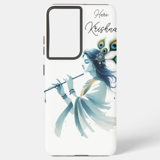 Coque Samsung Galaxy Embrassez la spiritualité avec Krishna Print Desig (Verso)