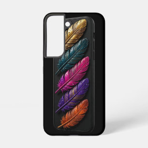 Coque Samsung Galaxy Emerald Abyss - Liquide Luxueux Vert Noir et Or
