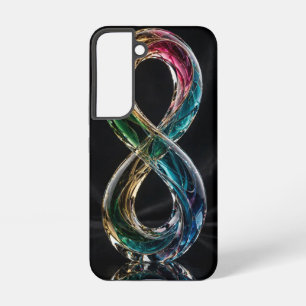 Coque Samsung Galaxy Émeraude Or Magenta Turquoise Infini Verre Toilett