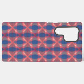 Coque Samsung Galaxy Enchanting Blue Plaid Phone Case (Verso Horizontal)