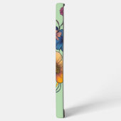 Coque Samsung Galaxy Ensemble artistique de belles fleurs (Côté gauche)