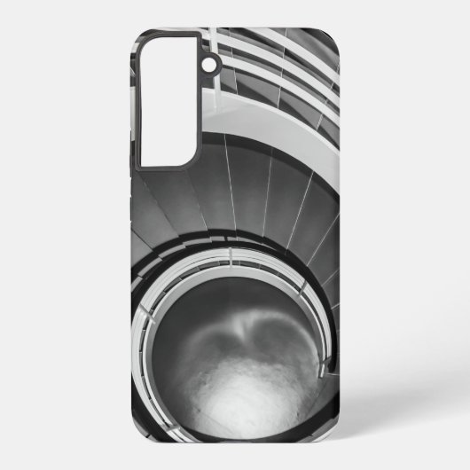 Coque Samsung Galaxy Escalier circulaire BW (Verso)