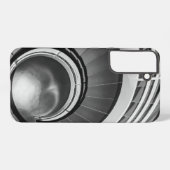 Coque Samsung Galaxy Escalier circulaire BW (Verso Horizontal)
