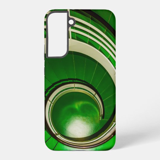 Coque Samsung Galaxy Escalier circulaire vert (Verso)