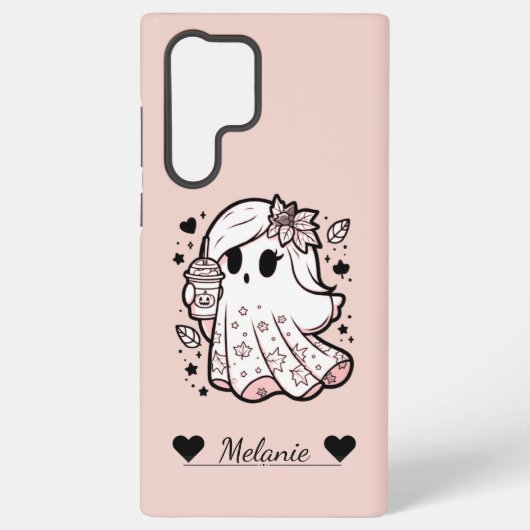 Coque Samsung Galaxy Esprit d'automne : Fille Fantôme avec épice Citrou (Verso)