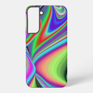 Coque Samsung Galaxy Esprit de Brise d'Été, Abstrait 3D Rainbowart