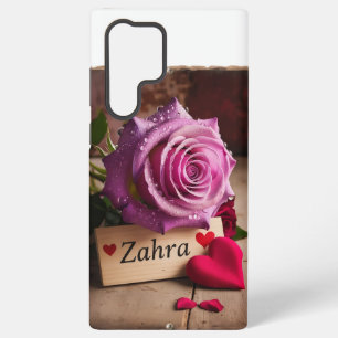Coque Samsung Galaxy "Essence romantique : la fleur de l'amour"