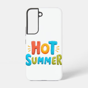 Coque Samsung Galaxy Été chaud - Timbre de saison d'été chaud