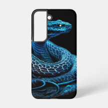 Ethereal Blue Serpent | Mystic Fantasy Snake Samsu