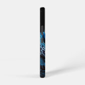 Coque Samsung Galaxy Ethereal Blue Serpent | Mystic Fantasy Snake Samsu (Côté droit)