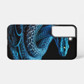 Coque Samsung Galaxy Ethereal Blue Serpent | Mystic Fantasy Snake Samsu (Verso Horizontal)