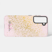Coque Samsung Galaxy Étincelle en or rose (Verso Horizontal)